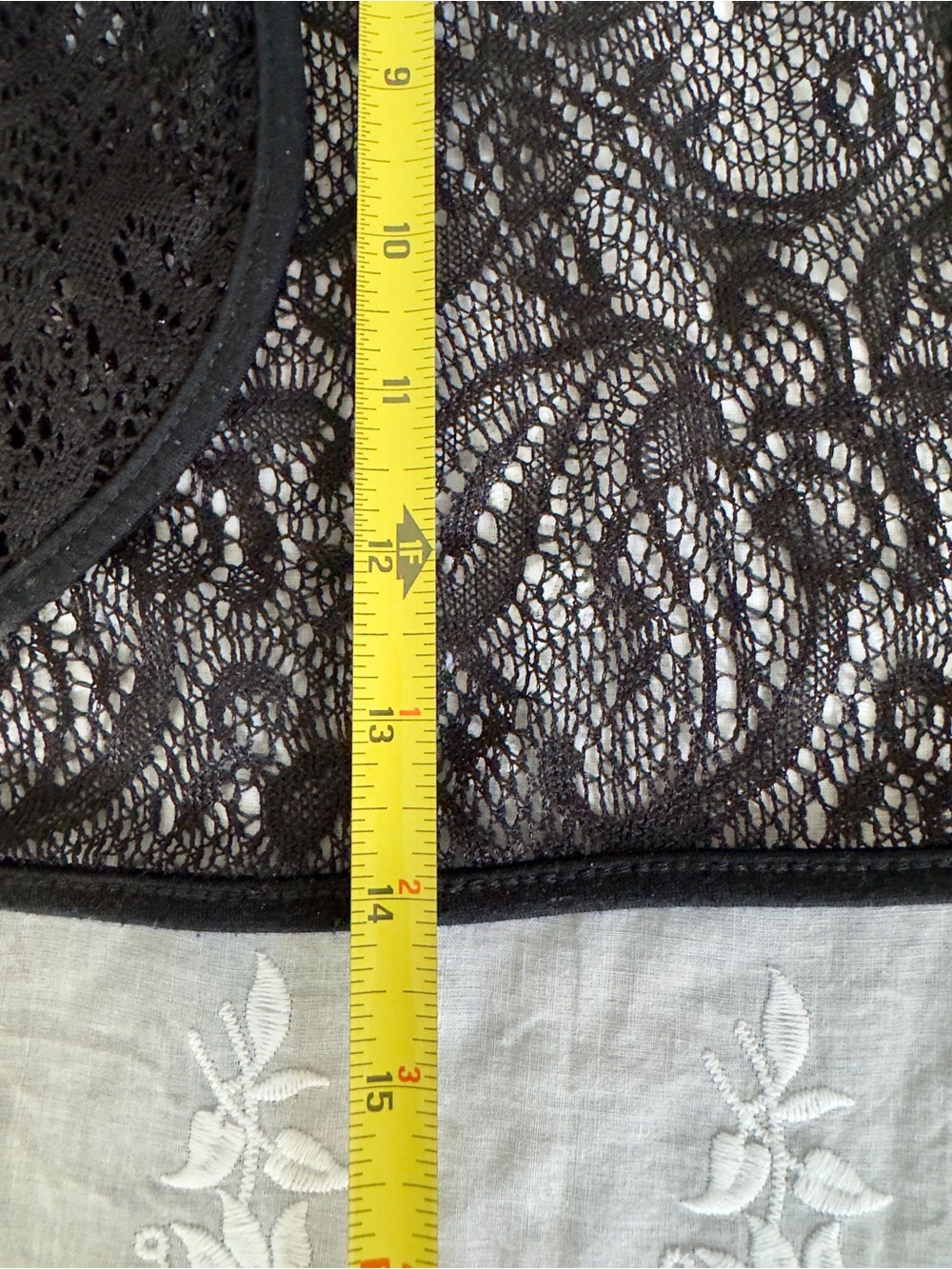 Crochet Lace Bolero Shrug - Black - Picture 5 of 7